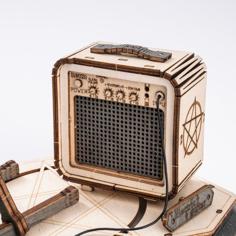 Electric Guitar Model Gift For Kids Assembly Creative Toys