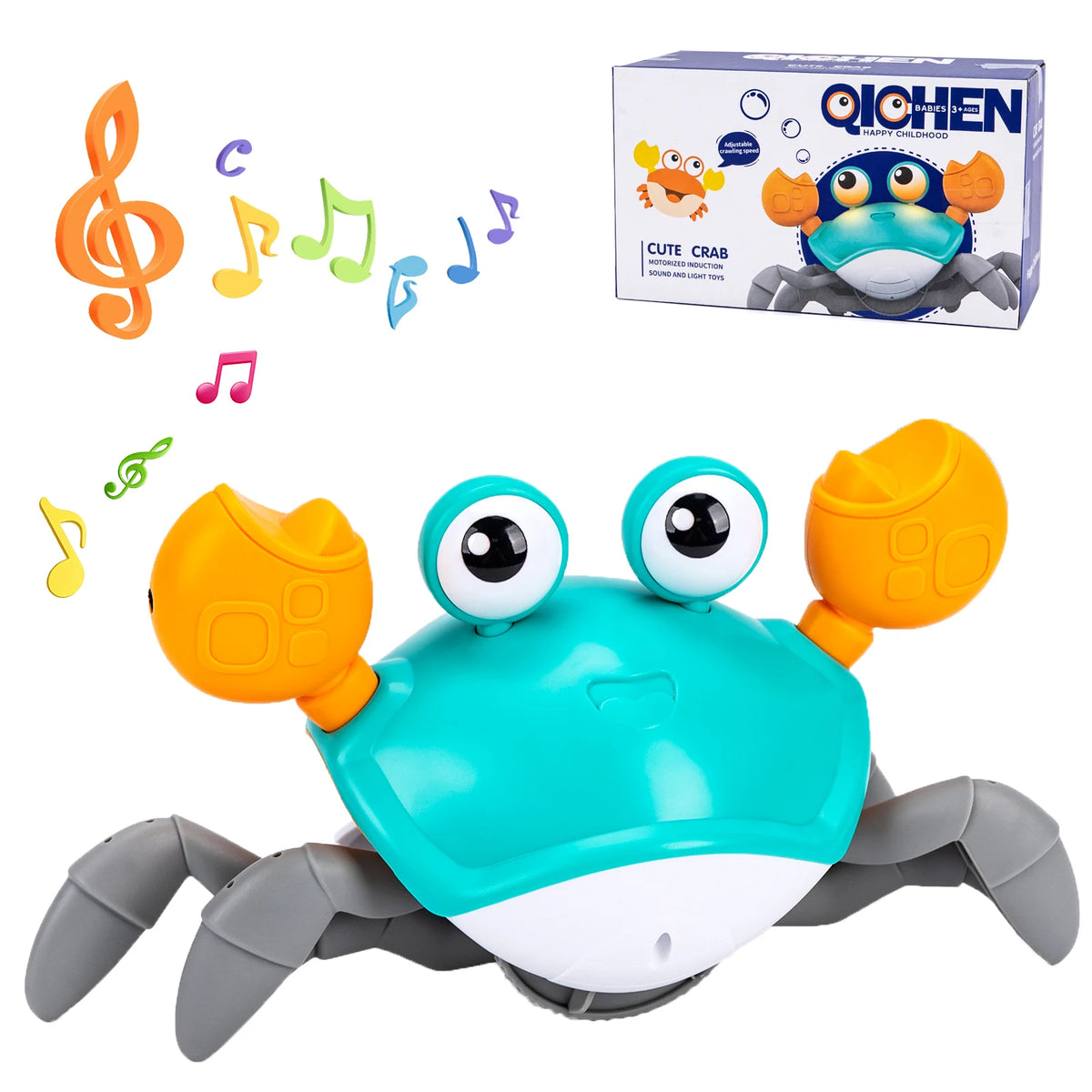 Kids Electronic Pet Toys Dancing Octopus&Duck Musical Penguin Baby Crawling Toys
