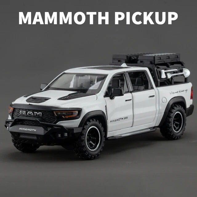 1:32 Dodge RAM 1000 TRX Mammoth Picku Alloy Car Model Sound And Light