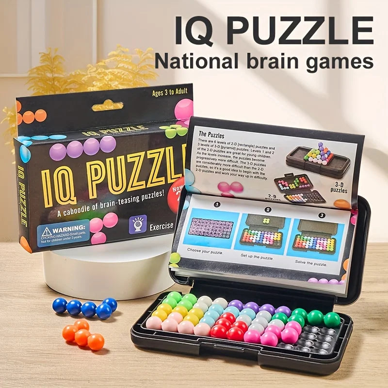 3D Puzzle Board Game - 200 Challenges for Kids
