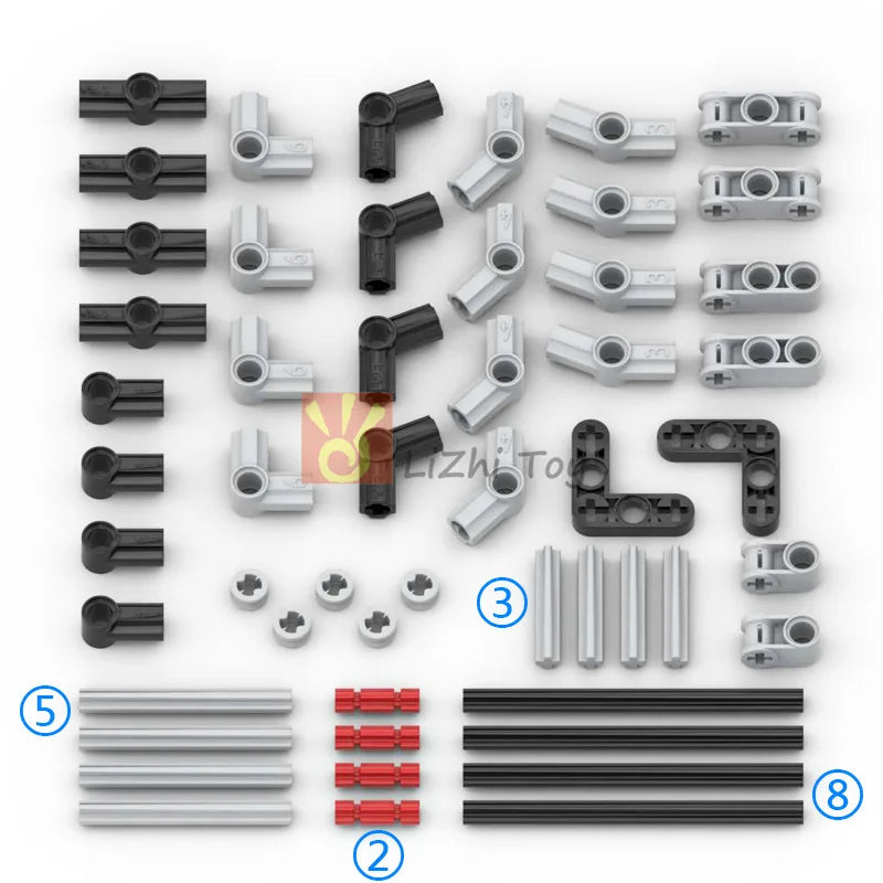 MOC Technical Compatible with Building Blocks Bricks