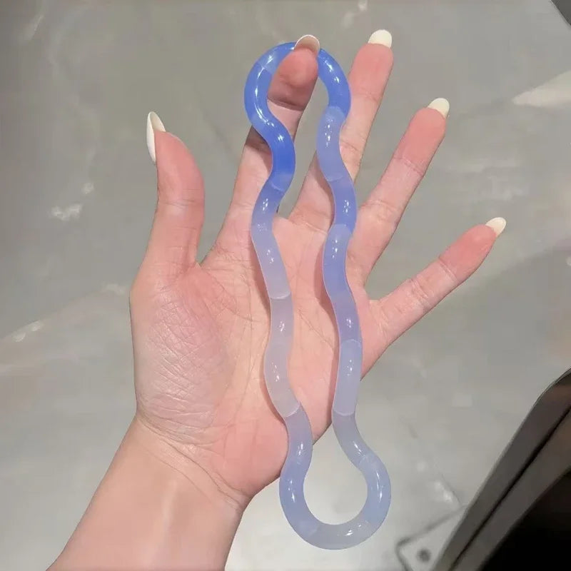 Temperature Change Rrainbow Deformable Rope Pressure Stress Relief Toys