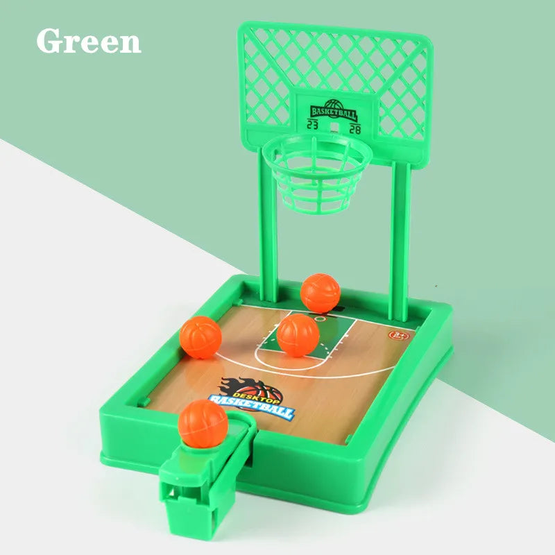 Mini Desktop Board Game Basketball Hoop Finger Shooting Machine