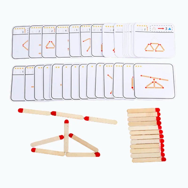 Geometry Board Game Logic Thinking Match Training Educational Toys