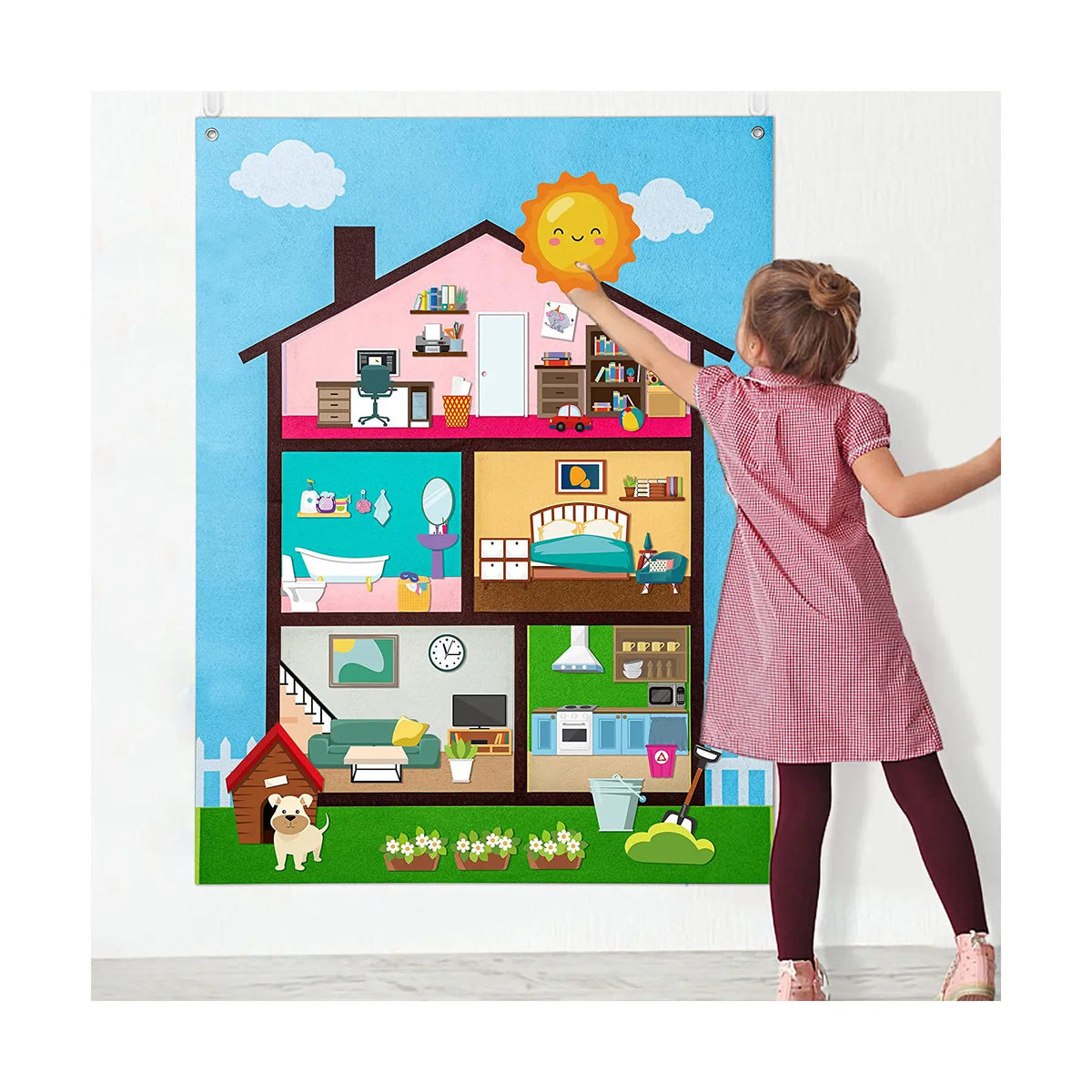 My Daily Calendar,Farm,Transportation Felt Story Board