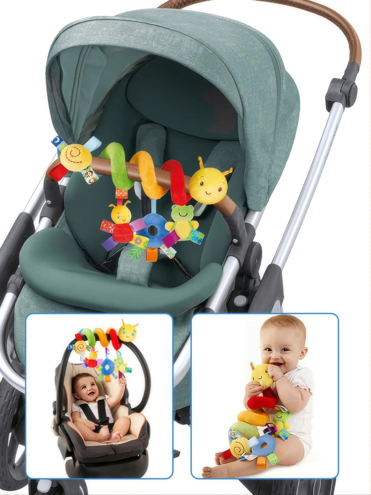0-6Months Colorful Label Bed for Infants and Baby, Hanging Baby Comfort Toys