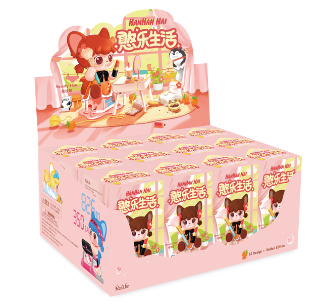 Robotime Rolife HANHAN NAI Hanle Life Blind Box Action Figures Doll Toys Surprise Box Lady Toys For Children Friends Gifts