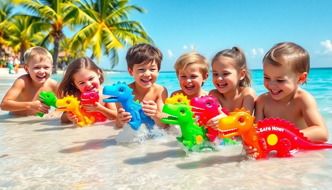 Unleash the Dino-Mite Fun with Baby Dinosaur Water Guns at ChildrenToyStore.com