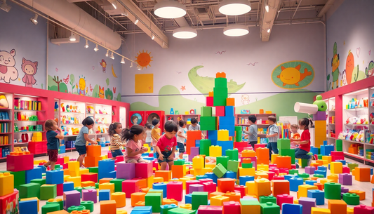 Unlock Your Child's Creativity with Large Building Blocks from Children Toys Store