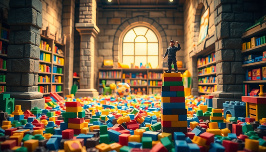 Unlock Your Child's Imagination with the Ruins Building Blocks Action Figure Set from ChildrenToyStore.com