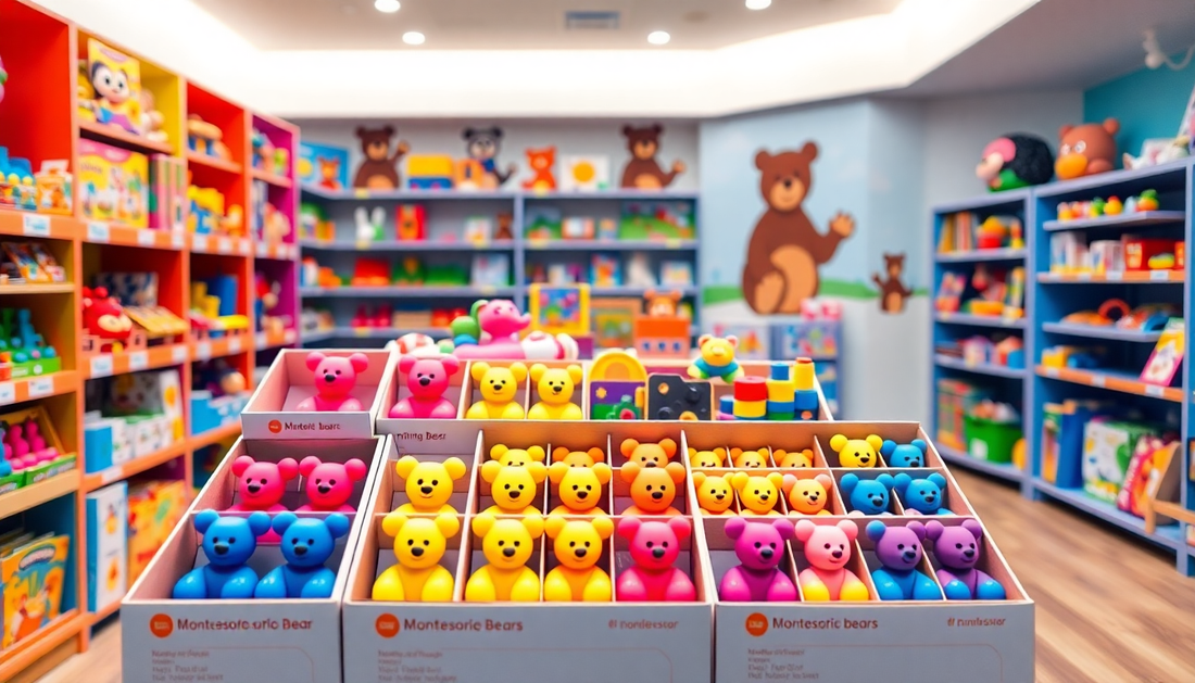 Unlock Your Child's Potential with Boxed Counting Bear Montessori Toys from ChildrenToysStore.com