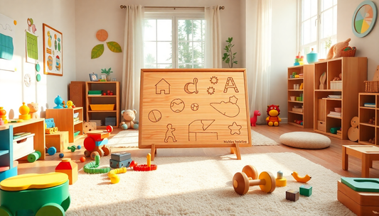 Unlock Your Child's Potential with the Tracing Board Wooden Toy from Children Toys Store