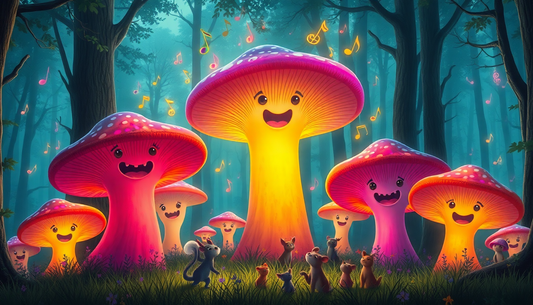 Dance And Talk Electric Mushroom Can Sing at ChildrenToysStore.com