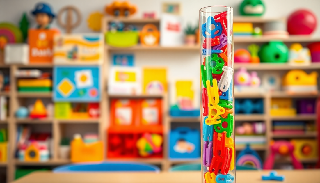 Unlock Your Child's Potential with the Clip Beads Test Tube Toy from Children Toys Store