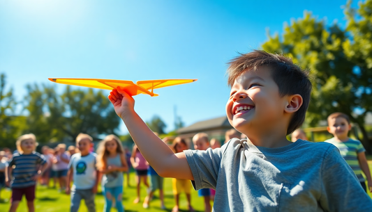 Unleash Your Child's Imagination with the Thrilling Children's Outdoor Boy Toys Hand Throwing Spin Glider Model Launcher