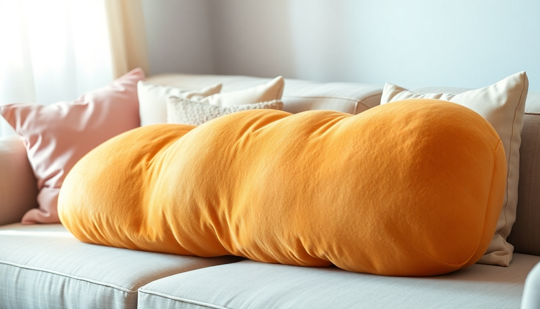 Discover the Enchanting Bread Doll Long Strip Pillow Sofa Seat Backrest at ChildrenToyStore.com