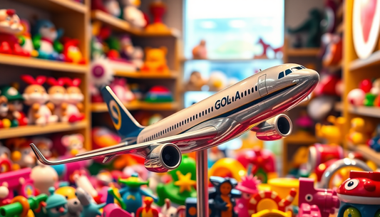 Discover the Joy of Metal Aircraft Replica: Soar into Imagination at Children Toys Store