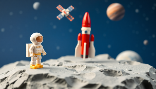 Blast Off to the Moon with Mini Micro Rocket Building Blocks at ChildrenToyStore.com