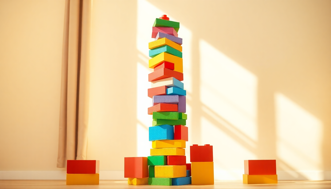 Unlock Your Child's Creativity with the New Variety Building Block Tower at ChildrenToysStore.com
