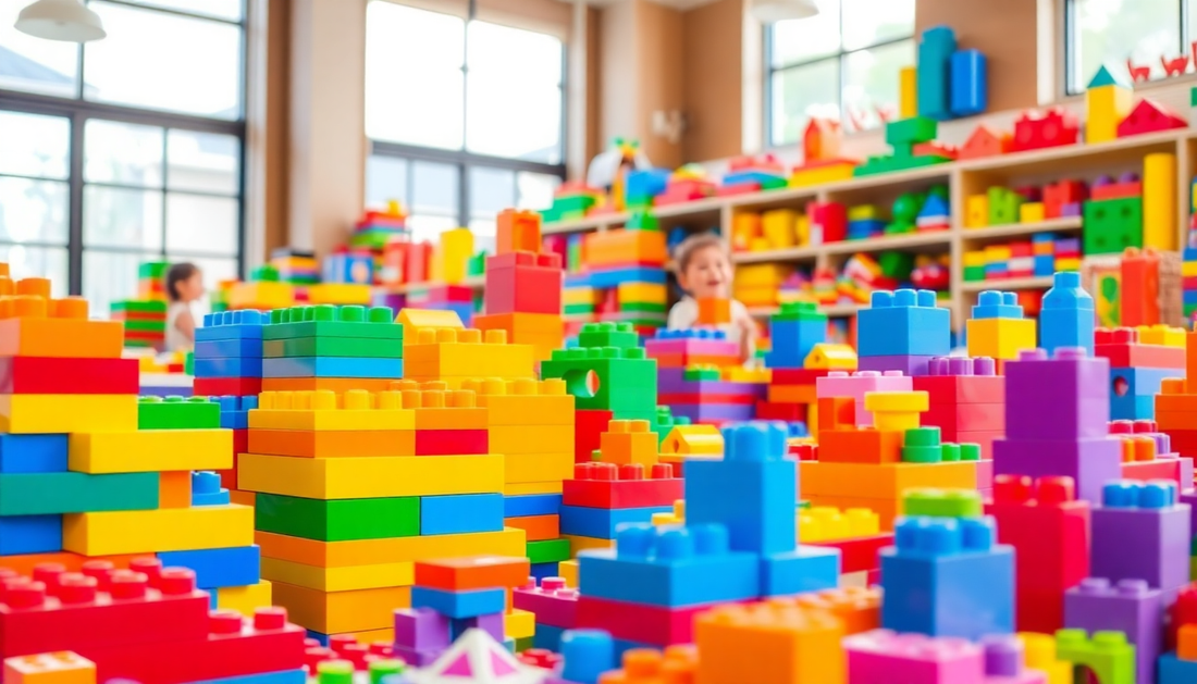 Unleash Your Child's Creativity with 100pcs DIY Building Blocks Figure Smooth at ChildrenToysStore.com