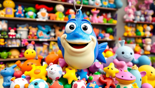 Discover the Joys of the Funny Keychain Antistress Squishy Fish at ChildrenToysStore.com