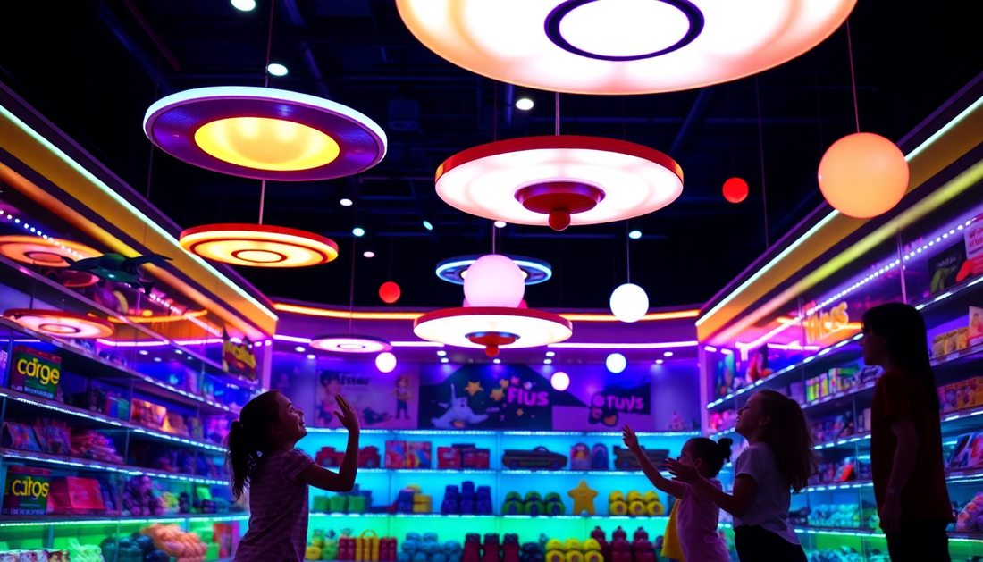 Elevate Your Child's Play with the LED Flying UFO Flat Throw Disc Ball from ChildrenToyStore.com