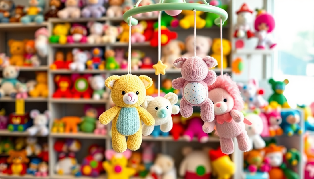 Discover the Joy of Newborn Baby Plush Stroller Toys at ChildrenToysStore.com