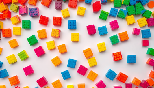Unlock Your Child's Creativity with Building Blocks Thin Figures Bricks 8x8 Dots from Children Toys Store