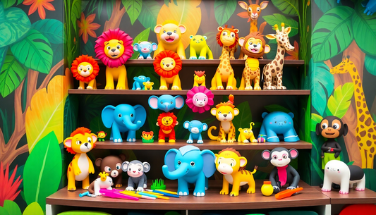 Unleash Your Child's Imagination with DIY Wild Jungle Zoo Animal Models from ChildrenToysStore.com