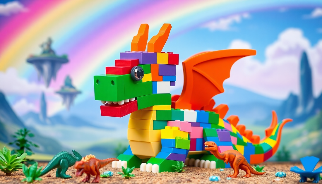 Discover the 8 Building Blocks Dragon Tribe Puzzle Assembled Dinosaur Toys at ChildrenToysStore.com