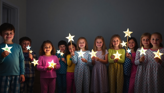 Discover the Magic of Children Illuminated Toys: Five-pointed Star Stick Stars at ChildrenToysStore.com