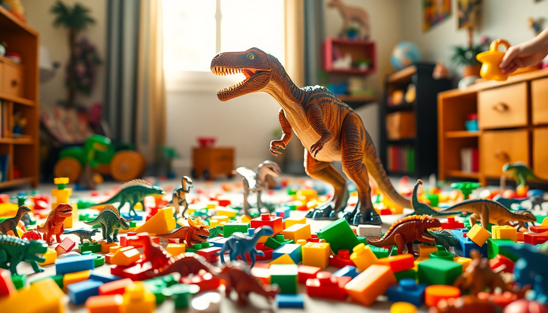 Jurassic Dinosaur Building Blocks Assembled Educational Toys at ChildrenToysStore.com