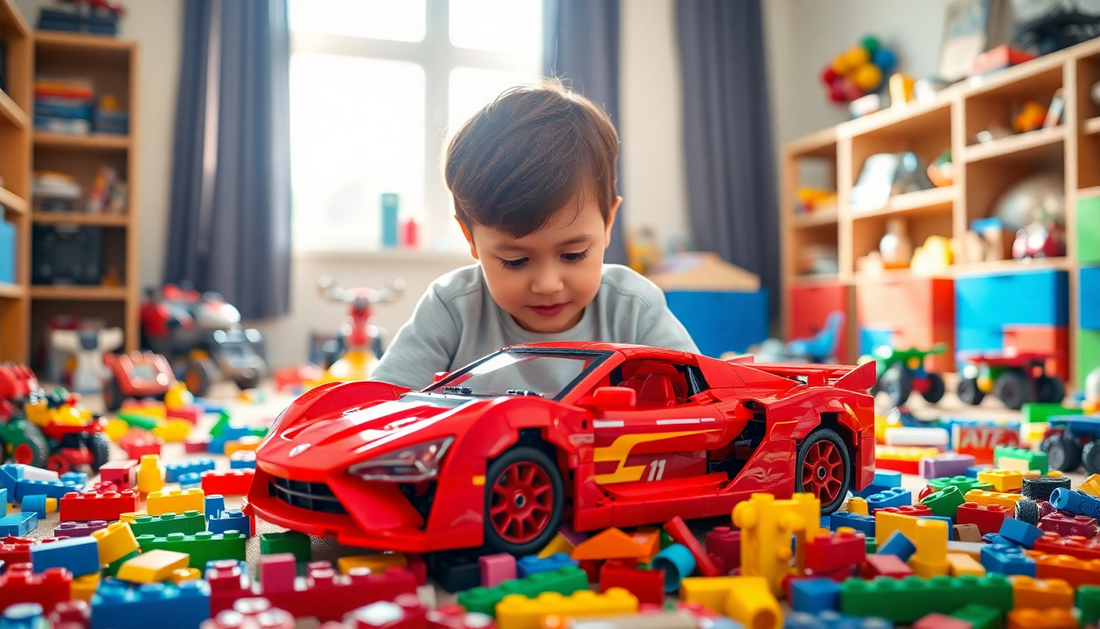 Discover the Ultimate Boys Sports Car Series Building Blocks at ChildrenToyStore.com