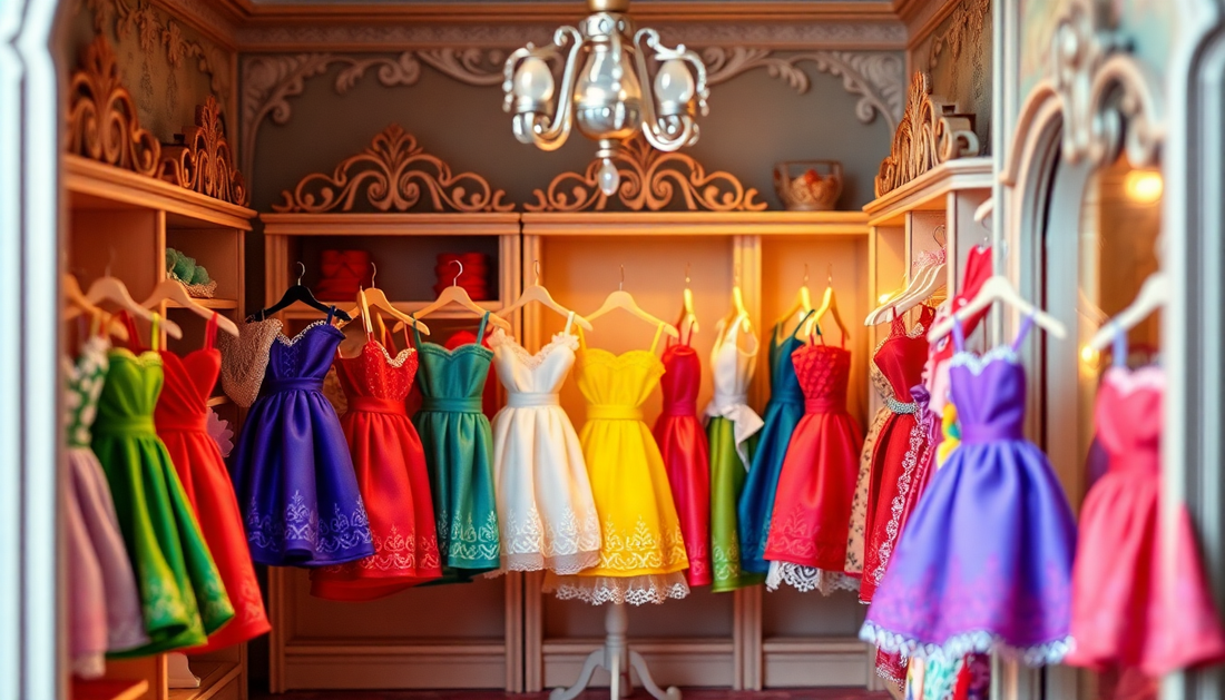Elevate Your Dollhouse Play with High-End Dress Up Skirts from Children Toys Store