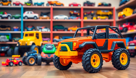 Discover the Joy of Off-Road Adventure with Our Home Children Plastic Car Decor