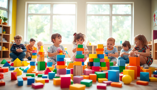 Unlock Your Child's Potential with Geometric Blocks from Children Toys Store
