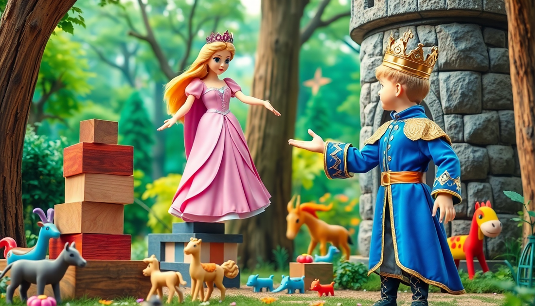 The Prince Saves The Princess: Educational Wooden Toys at ChildrenToysStore.com