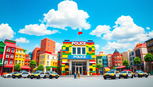 Unlock Your Child's Imagination with the City Police Station Car Building Blocks from ChildrenToysStore.com