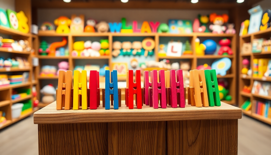 Unlock Your Child's Potential with the Wooden Clip Teaching Aid Set from Children Toys Store