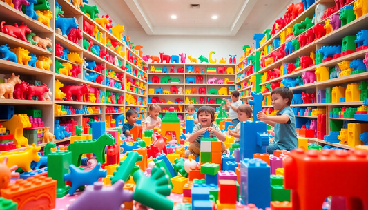 Unlock Your Child's Creativity with Big Size DIY Building Blocks Animal Toys from ChildrenToysStore.com