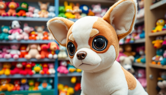 Discover the Adorable Chihuahua Dog Plush Toy at Children Toys Store
