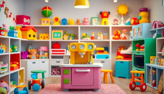 Discover the Joy of Imaginative Play with the Kids Coffee Machine Toy Set from ChildrenToysStore.com