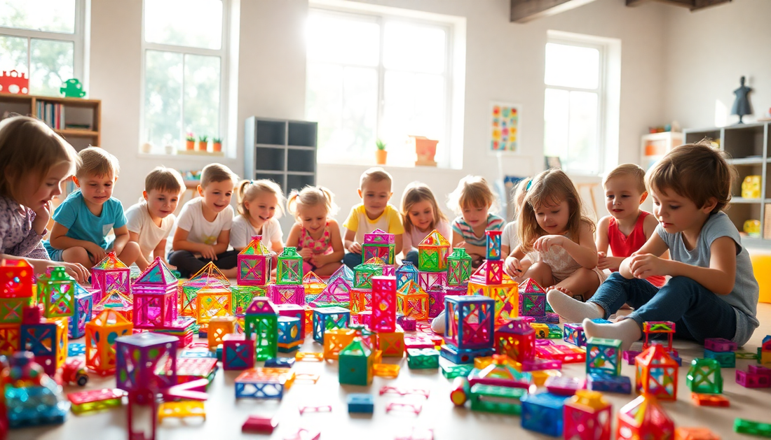 Discover the Endless Possibilities of Magnetic Building Block Toys at ChildrenToyStore.com