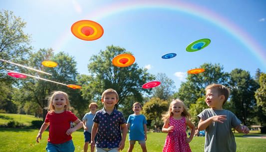 Unlock the Magic of Kids Flat Throw Disc Flying UFO Magic Balls at ChildrenToysStore.com