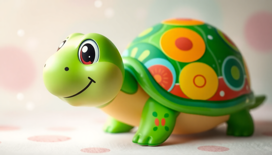 Discover the Charming Cartoon Animal Tortoise: A Classic Toy for Endless Fun and Learning at ChildrenToysStore.com