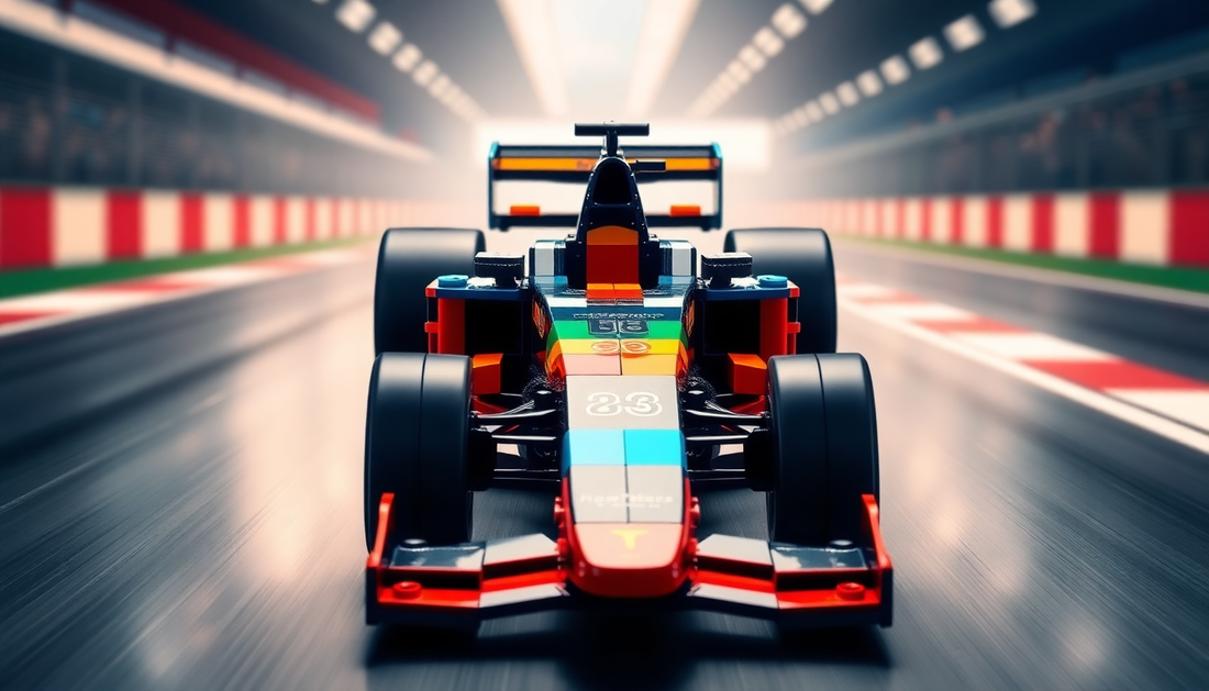 Unleash the Racer Within: Formula Building Blocks Racing F1 Assembled Sports Car Model Toys at ChildrenToysStore.com