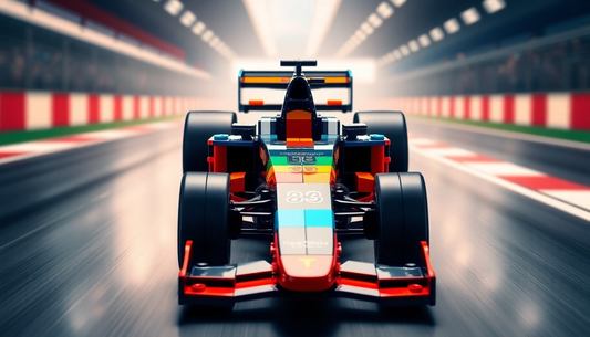 Unleash the Racer Within: Formula Building Blocks Racing F1 Assembled Sports Car Model Toys at ChildrenToysStore.com
