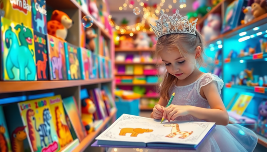 Unlock Your Child's Creativity with the Animal Zoo Princess Magic Water Drawing Book from ChildrenToyStore.com