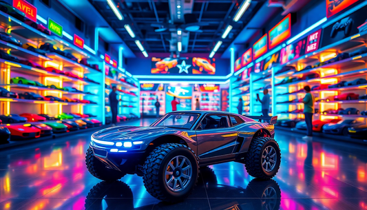 Unleash the Thrill of 4WD RC Cars with LED Lights at ChildrenToyStore.com
