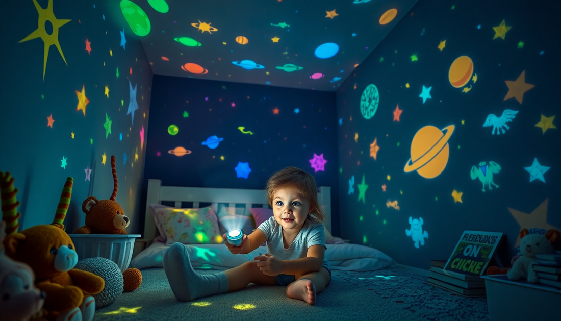 Discover the Magic of Children's Luminous Projection Flashlight Early Education Toys at ChildrenToysStore.com
